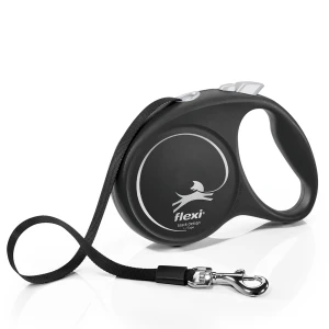 Flexi Black Design szalagos póráz Ezüst L 5m/50kg